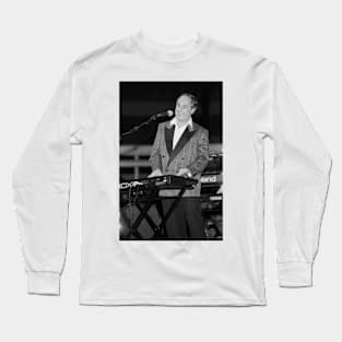 Neil Sedaka BW Photograph Long Sleeve T-Shirt